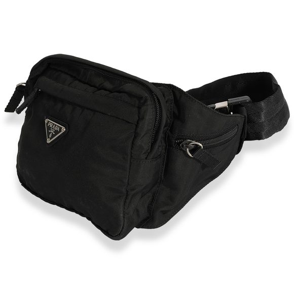 Prada Black Nylon Sport Waist Bag - Picture 2 of 8